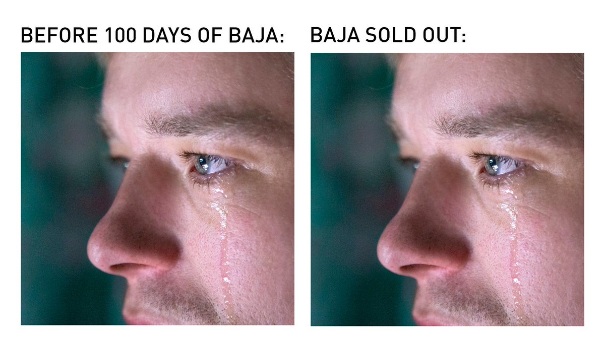 MountainDew's tweet photo. Itโs okay to cry over Baja Blast. But if anyone asks, weโll just say someone was cutting onions nearby.
We got your back, Dew Nation. Save yourself the tears, and make sure to grab some Baja before itโs too late. #100DaysofBaja https://t.co/GfZ0IG13jy