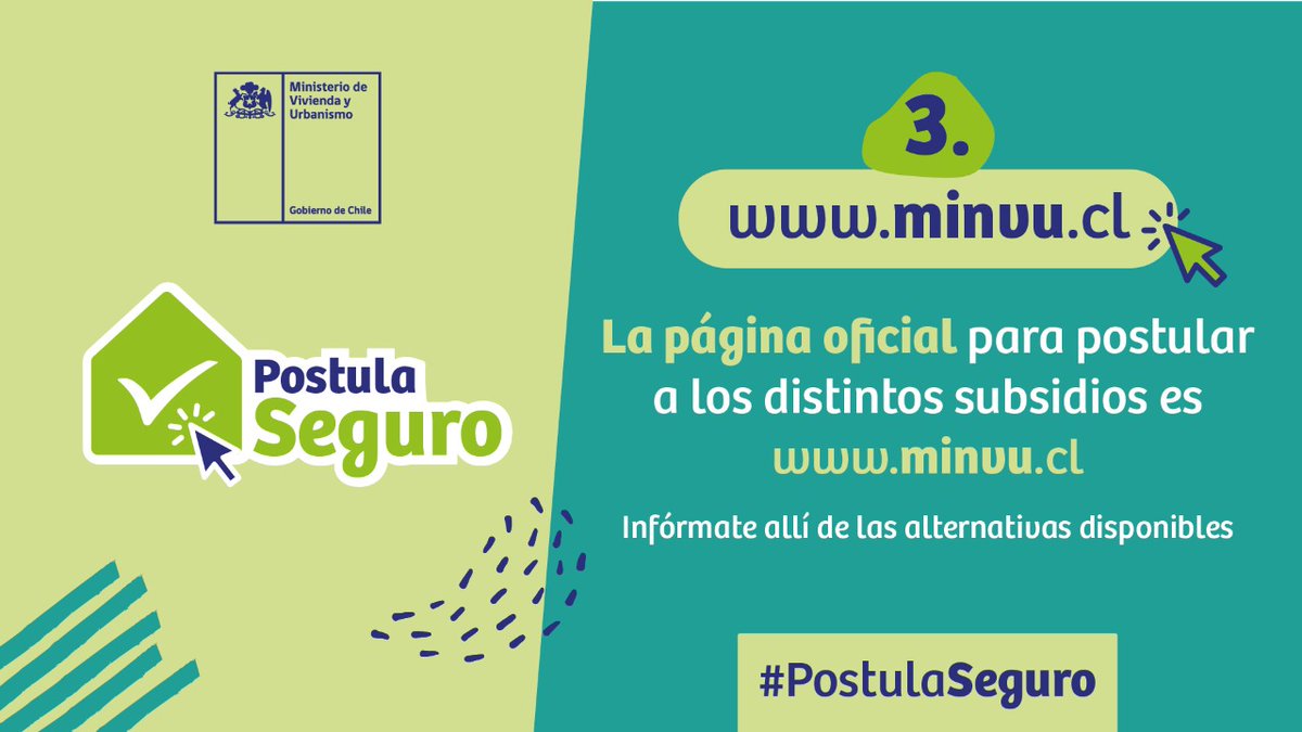 seguridadOHi's tweet photo. Nos sumamos al llamado de @serviuohiggins para evitar estafas en postulaciones a subsidios
👀 ¡Ojo! El subsidio es un beneficio, se obtiene previa postulación. No se vende ni se consigue. Infórmate por los canales oficiales de @Minvu para prevenir abusos y estafas #PostulaSeguro. https://t.co/P0yeOf2kjg