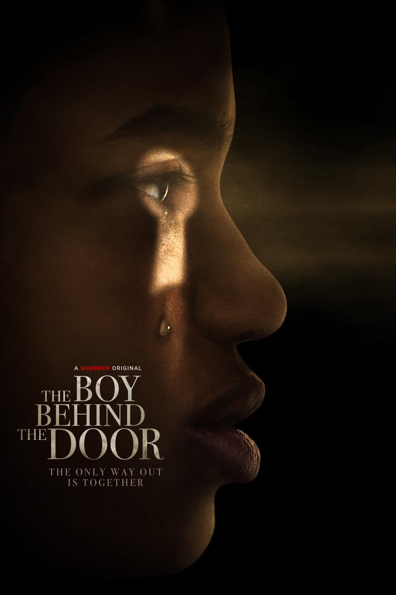 Shudder's tweet image. Bobby &amp;amp; his best friend Kevin are kidnapped and taken to a house in the middle of nowhere. After escaping, Bobby embarks on a rescue mission, determined to get himself &amp;amp; Kevin out alive...or die trying.

THE BOY BEHIND THE DOOR — A Shudder Original is now streaming 🚪