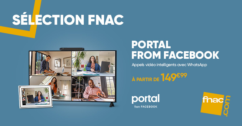 #SélectionFnac 💙: Retrouvez Portal from Facebook à partir de 149,99€. C'est à la Fnac. 👉fcld.ly/3l2r9pg