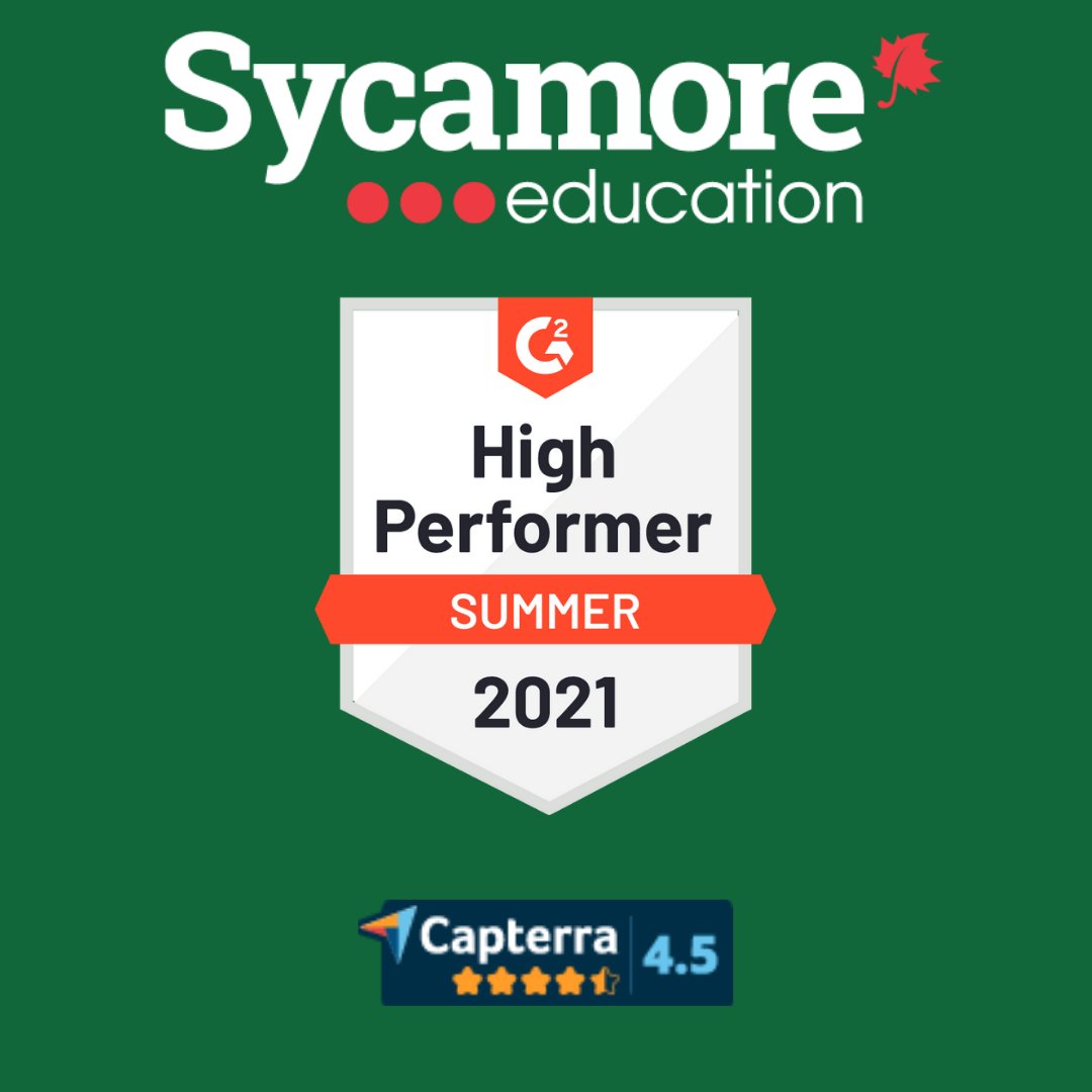 SycamoreEdu's tweet photo. A huge thank you to our current schools for honoring us with great reviews! To our prospective schools, we encourage you to check us out! Links to G2 and Capterra reviews can be found in our bio.
#SycamoreSchool
#SycamoreEducation
#SycamoreReviews
#G2HighPerformer
#CapterraReview https://t.co/qnPFCVdm6j