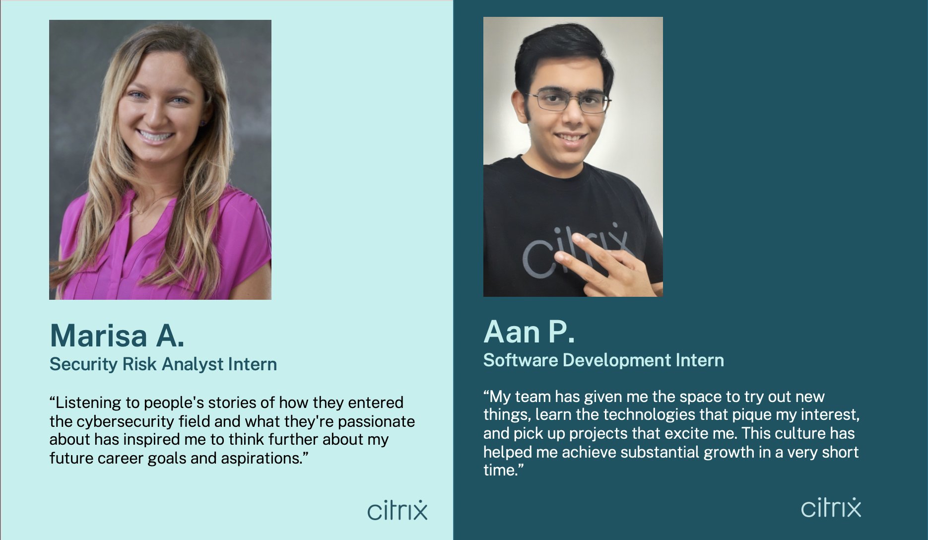 Citrix Careers on Twitter "Favorite parts of a Citrix internship? Some