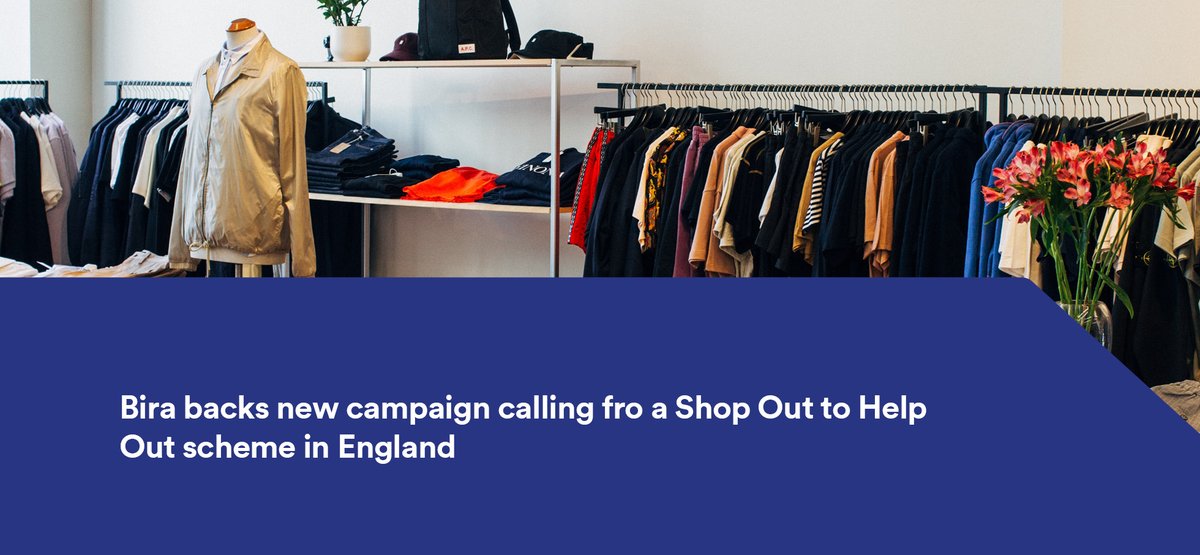 biraofficial's tweet image. We&apos;re backing the petition run by @RefundableUK that calls for a Shop Out to Help Out scheme to help to entice shoppers back out to help independent retailers recover from the pandemic.
Find out more here.🛍️
ow.ly/SDLi50FFiEl
#shopouttohelpout #eatouttohelpout #shopindie