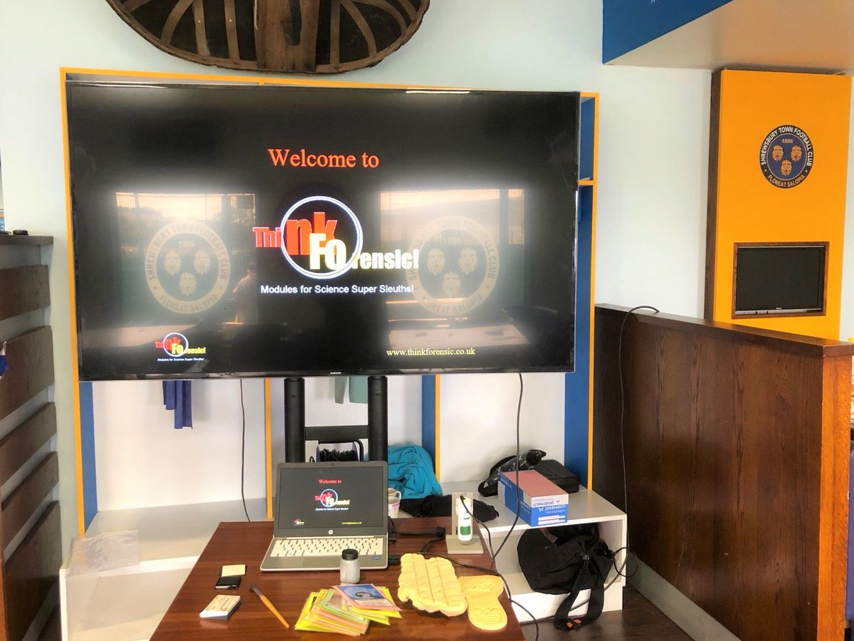 ThinkForensic's tweet photo. Some behind-the-scenes shots of our setup for the workshop we hosted at @NCS in Shrewsbury Town! Great experience all-round, hope to see everyone again!
#thinkforensic #forensics #forensicscience #forensicevents #csi #ncs #workshops #events #teaching https://t.co/z4iQCPdenU