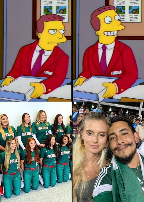 saulenriqu3's tweet photo. HAY POCHOS // Y // POCHOS

#softballmexico #Tokyo2020 https://t.co/s6hvnnD4nN
