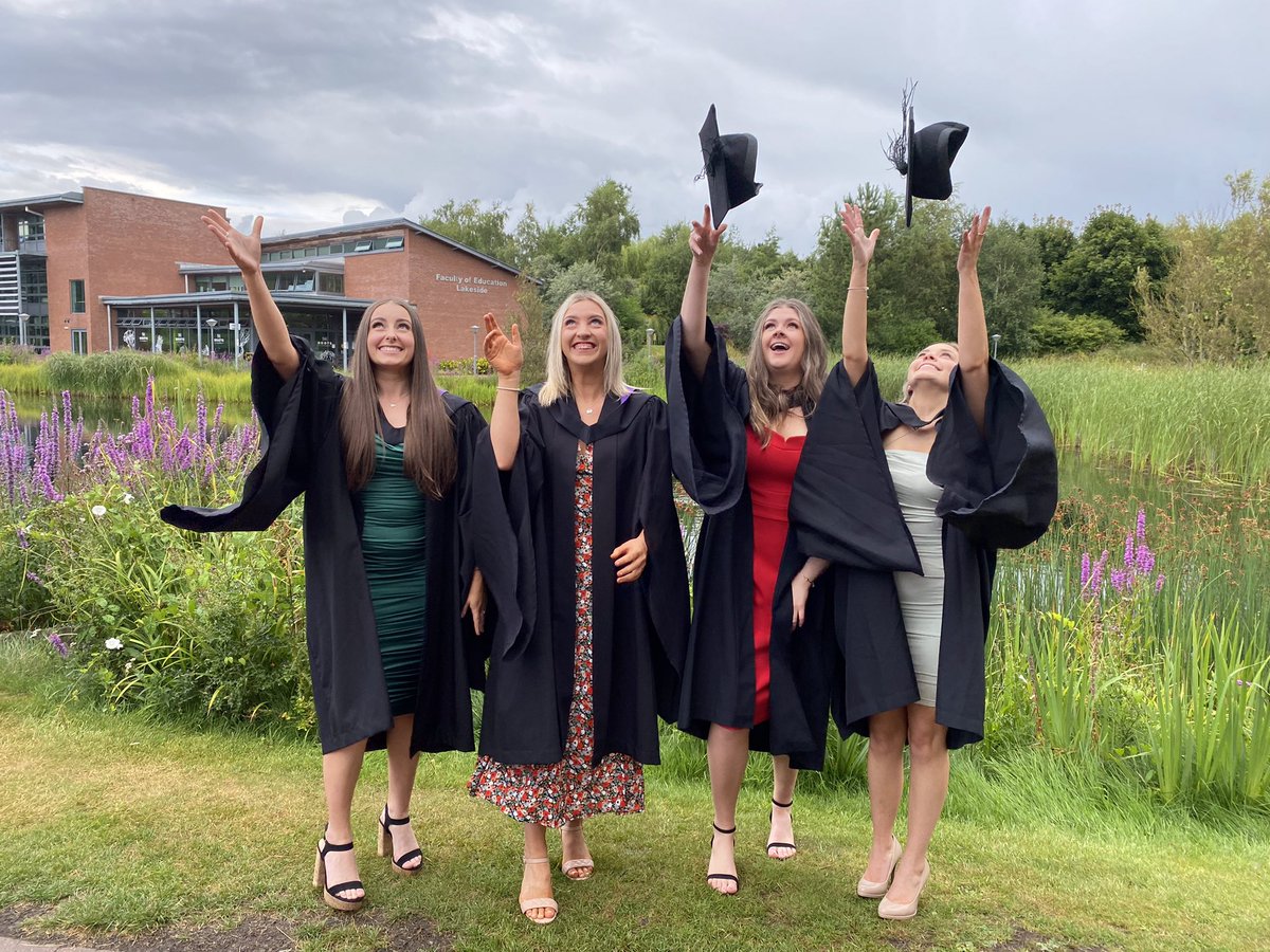 _Miss_Jones_'s tweet photo. Knowing we were getting a graduation was one of a few things that has kept me going this past year. Well worth the year wait, the best day with the best people! Too many pics to choose from! 💜👩‍🎓💚 https://t.co/X6uUc1tV54