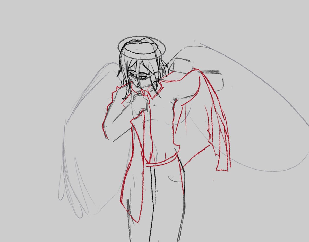 waterbottle2702's tweet photo. Loose wip but angel boy coming up, might redo the hair tho
#CSM #chainsawmanfanart #chainsawman #angel #angeldevil #エンゼル #Enjeru #devilhunter https://t.co/JjkdhI1hPp