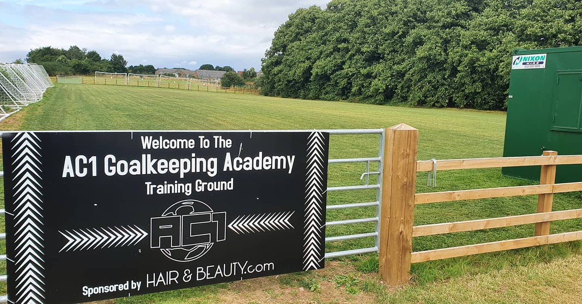 AdCollin's tweet photo. The new @AC1GKcoaching training ground starting to take shape.
Looking forward to seeing the GKs diving around on there after the school holidays.
#AC1 #AC1GoalkeeperGloves #Newtrainingground https://t.co/Ucoa9MbzXQ