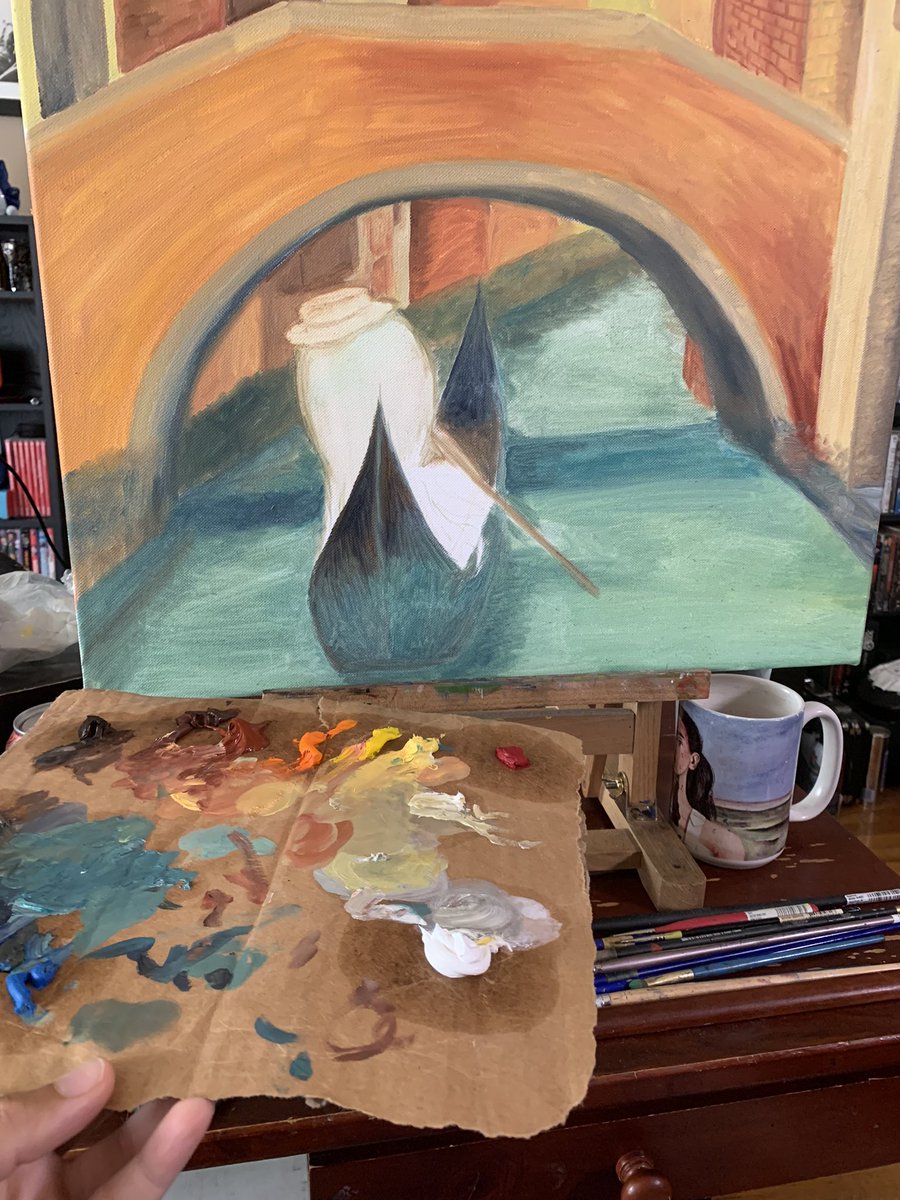 OctopusTravels's tweet photo. Join me on stream at https://t.co/XRciWac8Ar while I make more progress on this #octopustravels painting— 9:15am-noon PDT Today! #zootilo #twitchstreamer #liveart #oilpainting #octopus https://t.co/9k5K7Skc0w