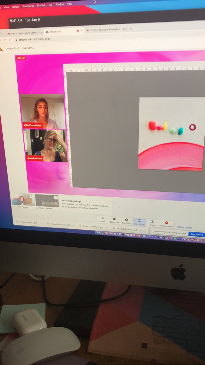 Chanam's tweet photo. #AdobeEduCreative @AdobeForEdu @kyletwebster @tjsorchard and Danielle Krysa streaming now ! https://t.co/xzOMluMfBx