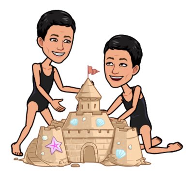 BitmojiMaddow's tweet photo. Sitting is ok but she also really LOVES building sandcastles…. ☀️⛱🐚🌊😎😍🥰 #maddow #funfact #actualphoto #missingmaddow #summervacation #maddowvacay #maddowvacation https://t.co/yal5PQd15A