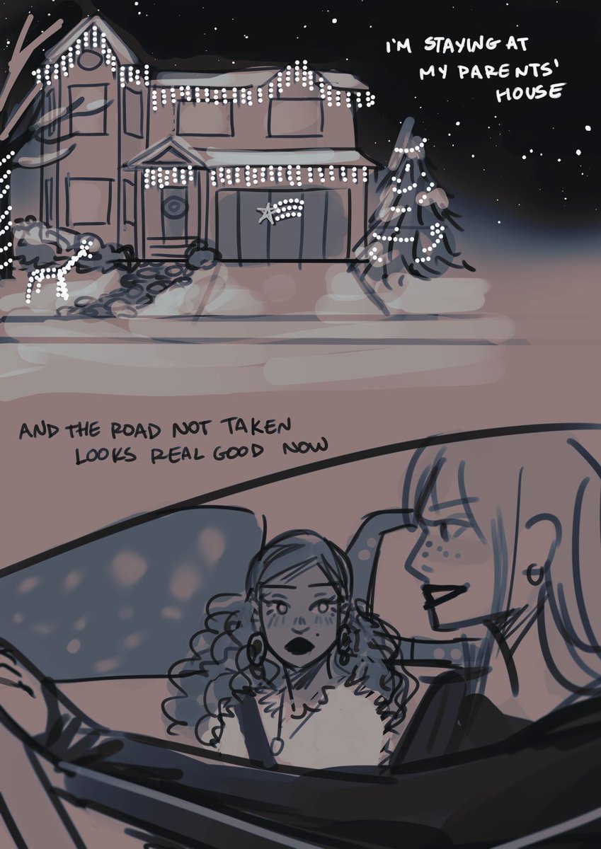 (3/4)
❄️PART 2: 'tis the damn season❄️ 