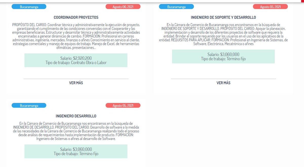 #TrabajosiHay #Bucaramanga camaradirecta.com/empleo