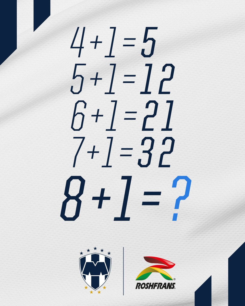 🎁| ¡Alienta al Monterrey en la Jornada2⃣con <a href="/RoshfransMX/">Roshfrans</a>! 🤠 

📱 Sigue a <a href="/RoshfransMX/">Roshfrans</a>
🔁 Da RT a este tweet
💬 Contesta la respuesta correcta y tu nombre
 
Y estarás participando por uno de los 10 🎟️ dobles que tenemos para tí #RayadosVsPumas 

#ArribaElMonterrey 🇫🇮