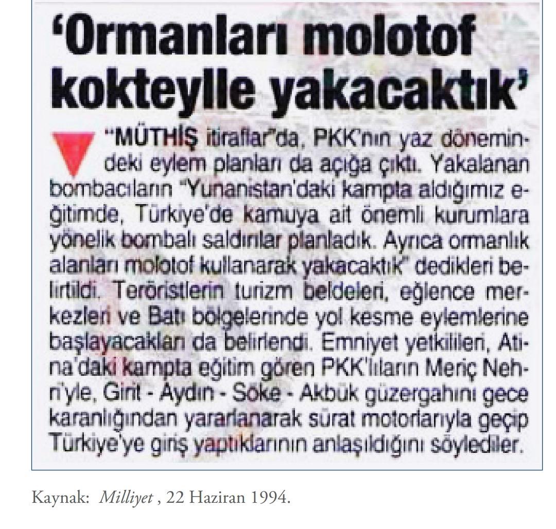 🔴Yunan Milletvekili Boduvas ise şu itirafları yapmıştır; 

🔺"PKK, Türkiye'nin Akdeniz politikalarını durduran Yunanistan'ın elindeki bir baskı aracıdır.

🔺PKK ile mücadele eden Türk Ordusu, Ege'de Yunanistan'a karşı hazırladıgı güçlerini Doğu'ya sevk etmektedir.."
