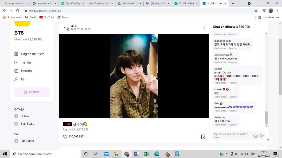 Marjo_Mkali's tweet photo. 🌟 29/07/2021  
No me perdí el VLIVE de mi bias por primera vez estoy feliz 💜💜 .
Jungkook te amo 💜💜 https://t.co/DQGMjQH9pJ