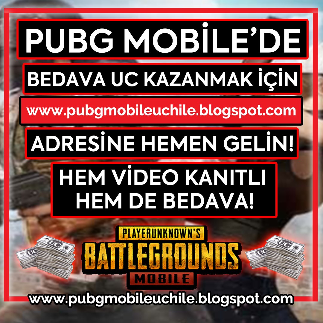 pubgmobilehile's tweet photo. PUBG Mobile oyununda haksızlıklardan sıkıldıysanız, siz de resimdeki siteden bedava UC alarak, para yatıranların önüne geçebilirsiniz! https://t.co/PnW3aIBlvJ