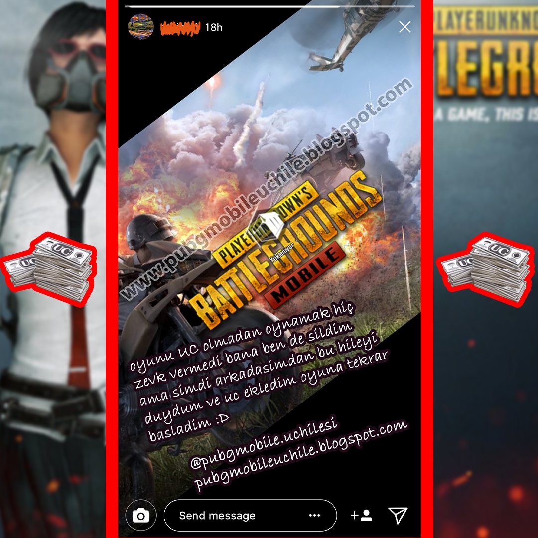 pubgmobilehile's tweet photo. Hesabınızda UC sıkıntısı çekiyorsanız, paranızı, şifrenizi ya da telefon numaranızı vermeden resimdeki site ile UC kazanabilirsiniz! https://t.co/toEp3BzerW