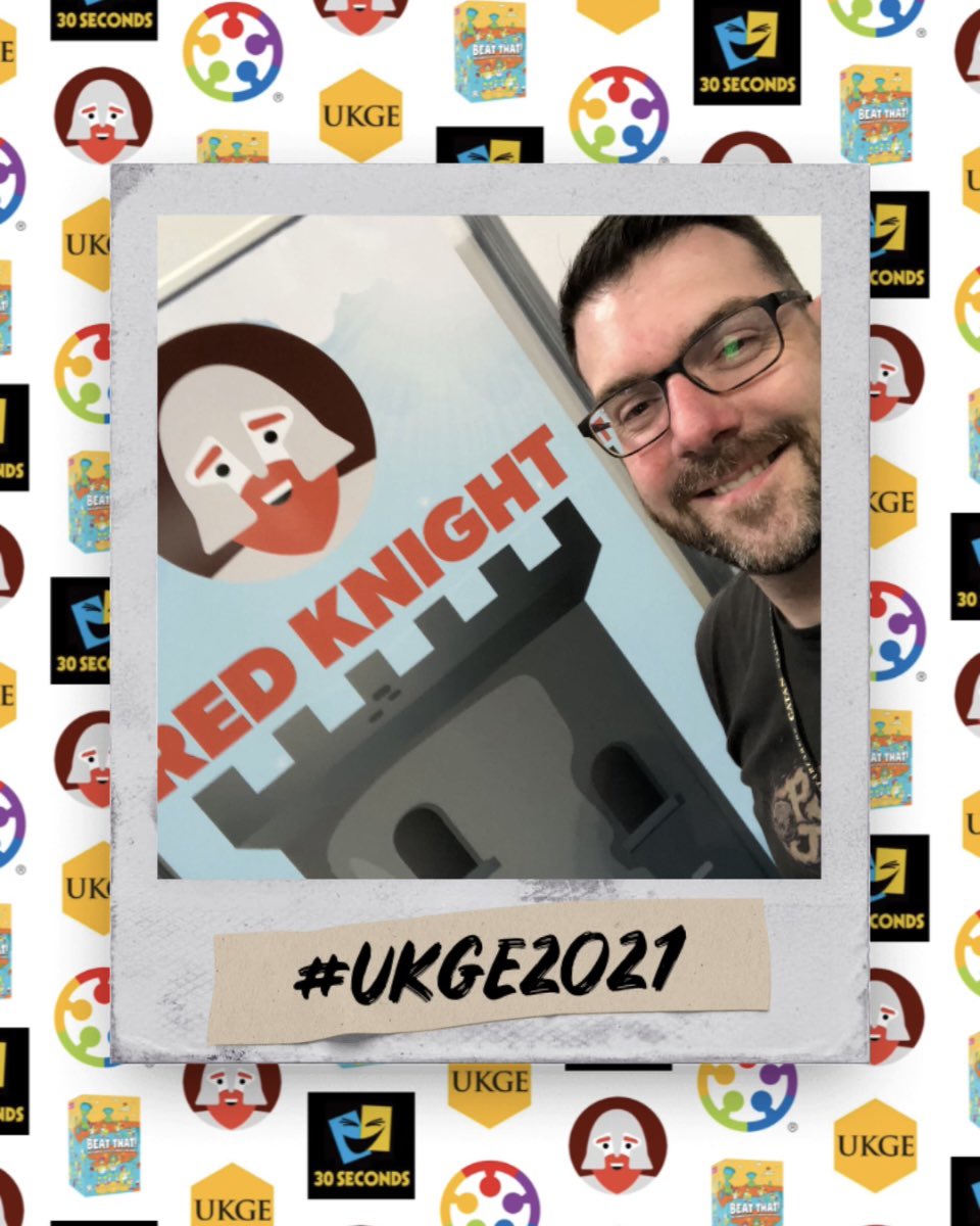 At the #UKGamesExpo?

Can you take a better selfie than our Chief, Rory?

(Let’s face it it won’t be hard 🤣)

Stop by our booth 2-638, take a selfie with our Knights banner &amp; tag us to unlock a 𝐕𝐄𝐑𝐘 𝐒𝐏𝐄𝐂𝐈𝐀𝐋 offer on some top selling party games!

📷 Good luck🤞