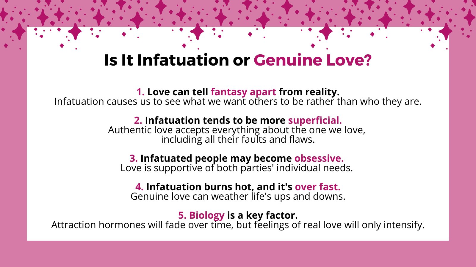 What Causes Infatuation