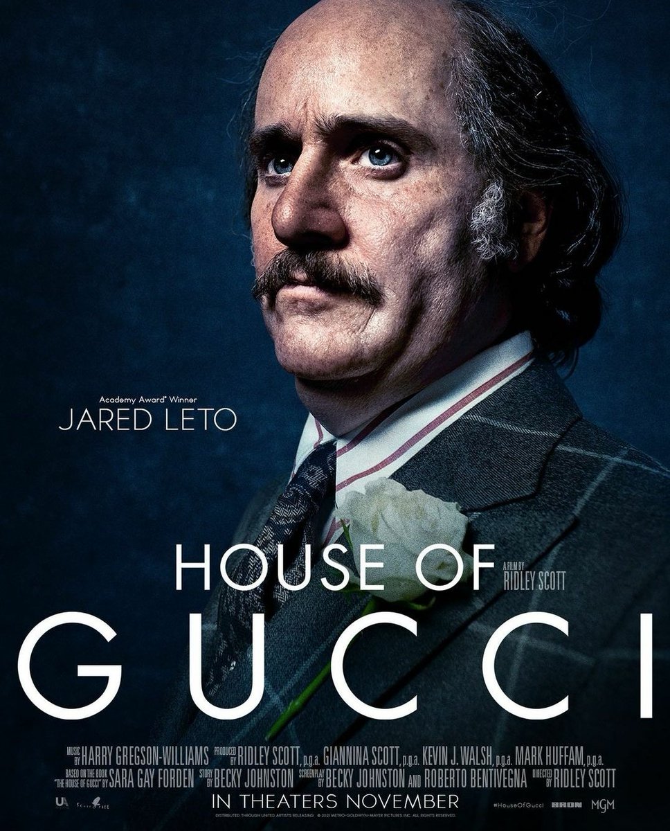 perchetendenza's tweet photo. #HouseOfGucci:
Perché sono stati rivelati i poster ufficiali dei protagonisti del nuovo film di Ridley Scott https://t.co/FROUDlgfd1