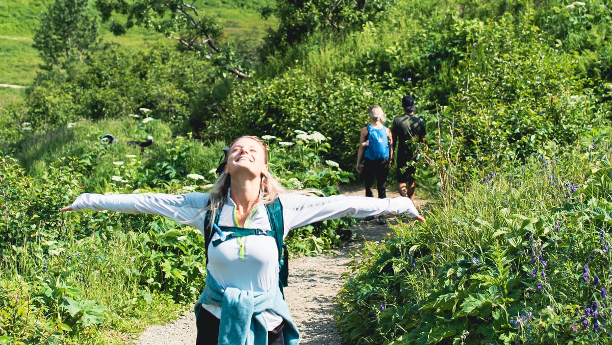findingusband's tweet photo. Hello from the O'Malley Trail in Alaska 👋🏻 Where's your dream hiking destination? Let us know in the comments 🥾 #TravelsWithUs #FindingUs #Alaska #OMalleyTrail #HikersOfInstagram https://t.co/f8ANd4NhEo