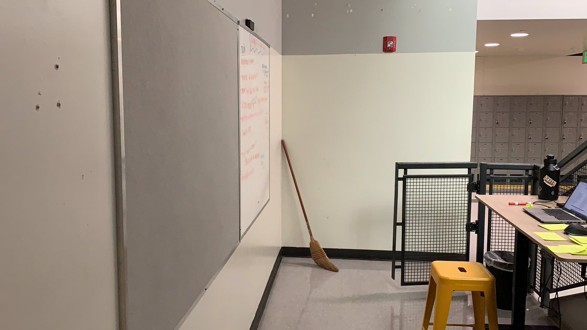 Just waiting on the order to come in so I can set up my space. Currently working with what we have @CHeatonPhD @mrleo_daRebel <a href="/MsJAyala/">Jocelyn Ayala</a> @AspireInskeep