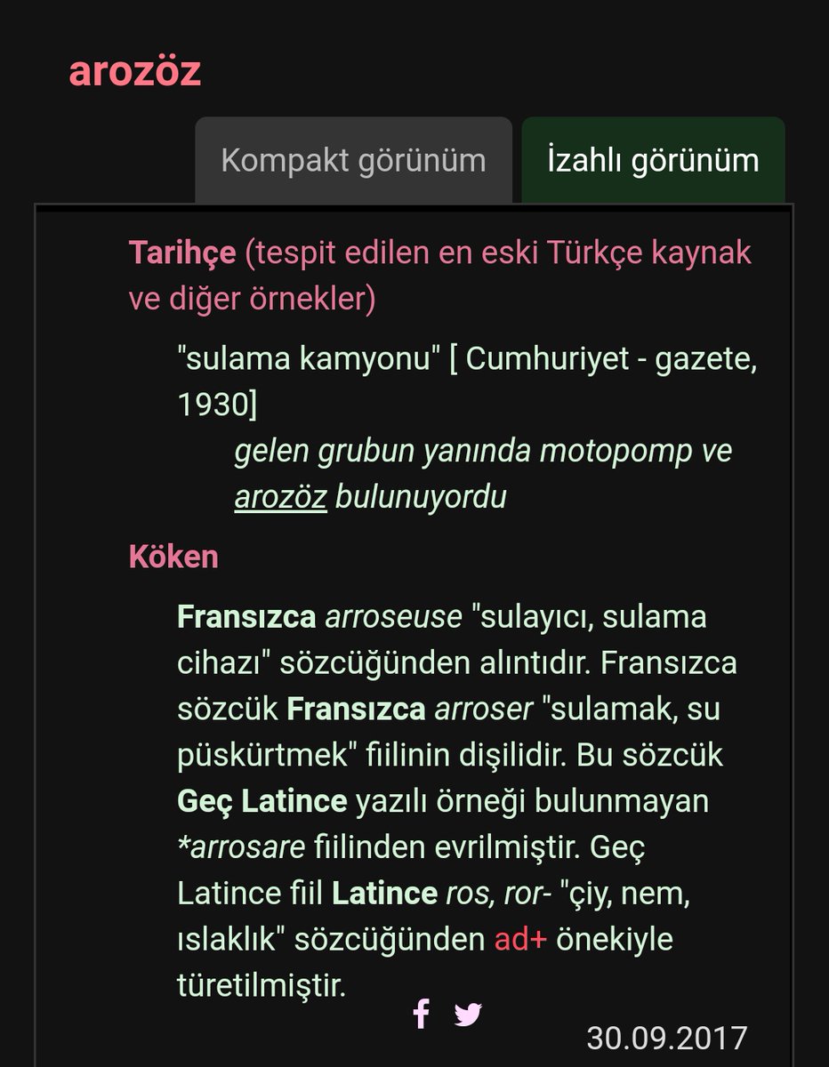 As a native 🇫🇷 speaker watching the spread of multiples 🔥 over 🇹🇷, it took me a while to realize that 'arazöz' (tr for 🚒) is derived from 'arroseuse', which has seemingly vanished from our own jargon due to recent technological developments in firefighting...🤷
#türkiyeyanıyor