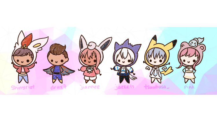 pink_atelier38's tweet photo. 🌸 I drew my friends &amp; I in little hoods (well, drux has a cape) of our current #PokemonUnite mains!

#PinkBulletin #PinkIllust #ShinyGallery #JiannIllustration #jaekart #TsuuArt https://t.co/jbK9zgyd0O