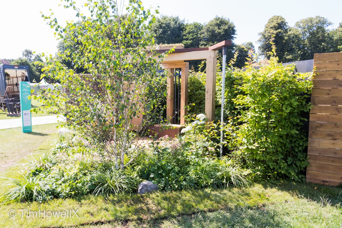 TimHowellX's tweet photo. #Top20Highlights of #RHSTatton #Highlight 15 the perfect garden to fit into a perfectly pre-allocated plot at @RHSBridgewater. @unitedutilities Garden of Resilience designed & built by @leondavismcr won gold,"Best Back to Back Garden","Best Construction-Back to Back Category". https://t.co/w5hWtwx7Ty
