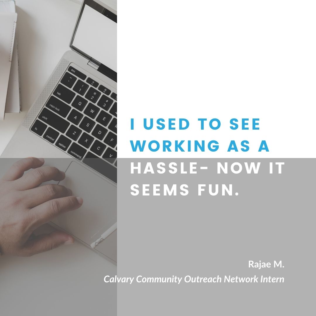 HireKCYouth's tweet photo. Hear from Rajae, an intern at @cconkc !
#internshipseason #hirekc2021 #hirekc #interns #gethired #workingforyouth @kccommongood #EntrepreneurshipKC https://t.co/X34yzXA6JA