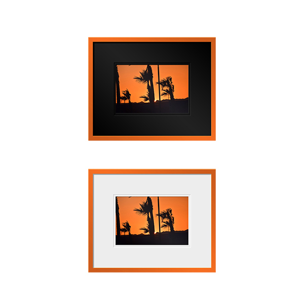 FramingNook's tweet image. Notice how the trees appear closer in the framing that has white matting! The frame also appears lighter in tonal value!    #ColorAndDesign #CustomFraming  #RedDeer