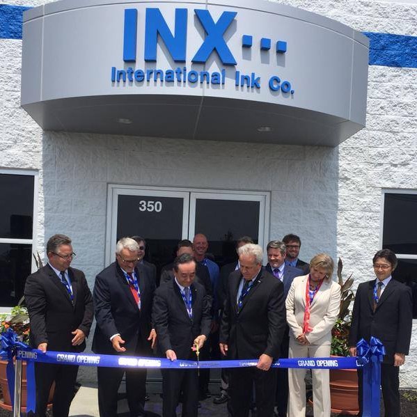 INXIntlUSA's tweet photo. For this #ThrowbackThursday we look back to the grand opening of our state-of-the-art 63,000-square-foot manufacturing facility in Lebanon, Ohio that opened on this day 6 years ago.
Learn more - https://t.co/u0t1g73sWT
#INXInk #INXEvents https://t.co/b0QYgJ3rZx