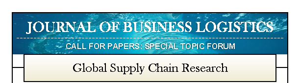 JBizLogistics's tweet photo. Remember, you can submit your work to our #SpecialTopicForum on Global #SupplyChain #Research until September 15, 2021! Check out the full #callforpapers below:
https://t.co/MXTBLHSm0L
#globalsupplychain #supplychainmanagement #specialissue https://t.co/uxFUVPY5EK