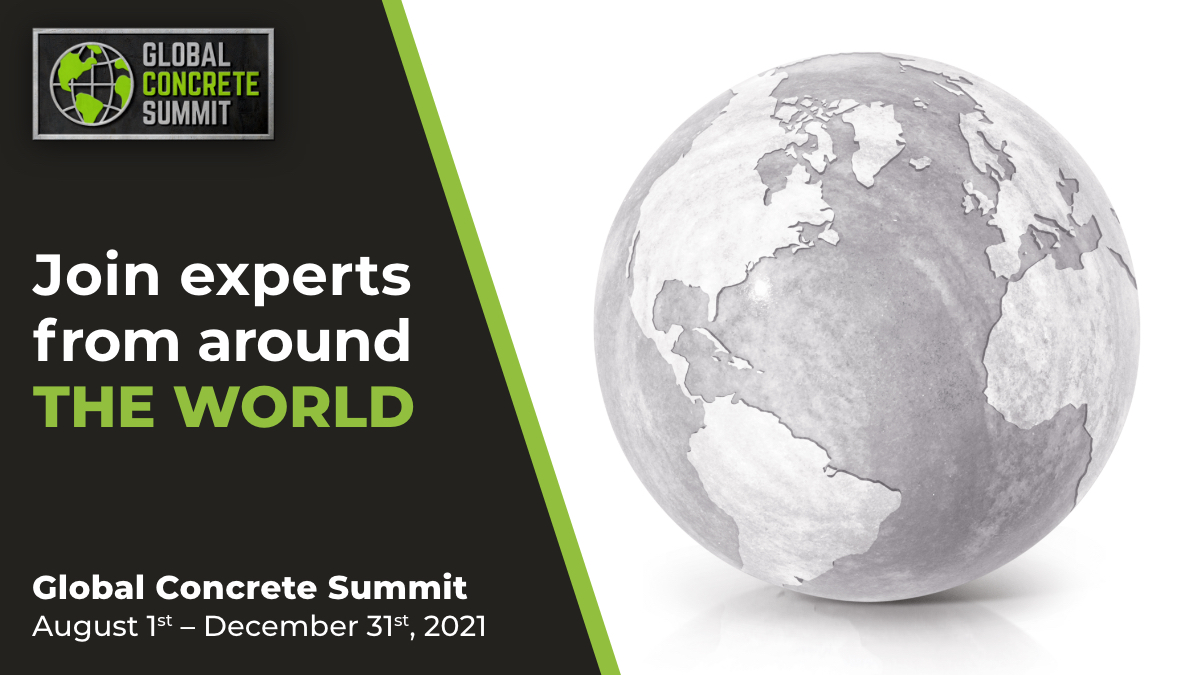 BuildStrength's tweet photo. Global Concrete Summit brings together experts in concrete technology and sustainability for monthly live webinars, exhibits and other online education programs with a focus on innovation and resilience. Register for free at  https://t.co/Q4Aprkv98u https://t.co/obRCXoZN3x