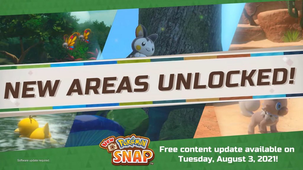 DynamoSuperX's tweet photo. Pokemon Snap is the best example of how free updates should be handled in nintendo games.

A lot for you to do at launch then added cool new features and monsters on top of that. https://t.co/ZJKp5MqyN9