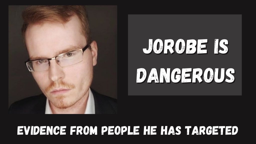 geckogiraffe's tweet photo. Jorobe has allergy groomed underage boys. Here is a video of their experience with Jorobe. Please let their stories be heard. They need justice! Jorobe Is Dangerous: TikTok Video Evidence https://t.co/Fy44ugpHyO https://t.co/G7nY3Jykpu