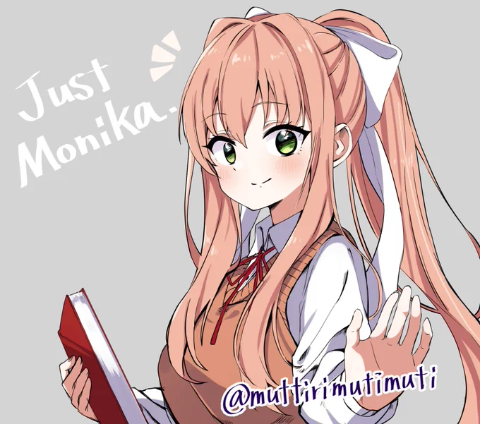 俺はただ純粋に、髪とスクールベストとシャツの隙間に住みたいだけだ。#DDLC 