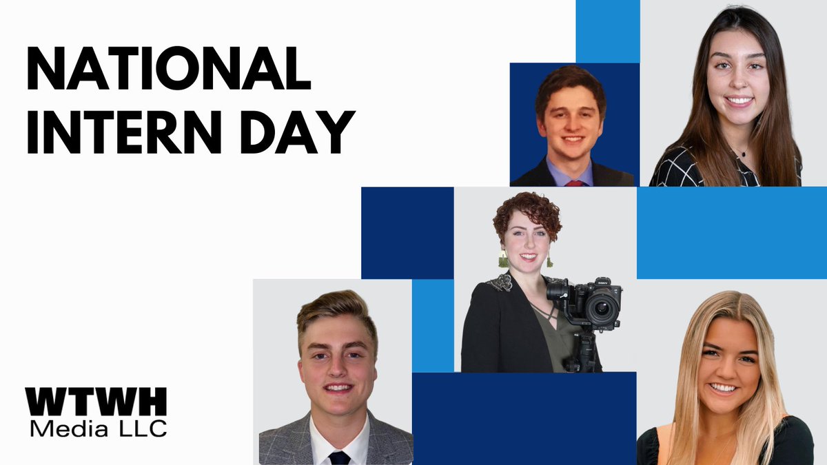 WTWH_Marketing's tweet photo. Happy #NationalInternDay 🎉  

Thank you to all of our @WTWH_Media Interns for everything that you do! #WillingToWorkHarder https://t.co/8lVDE49diA