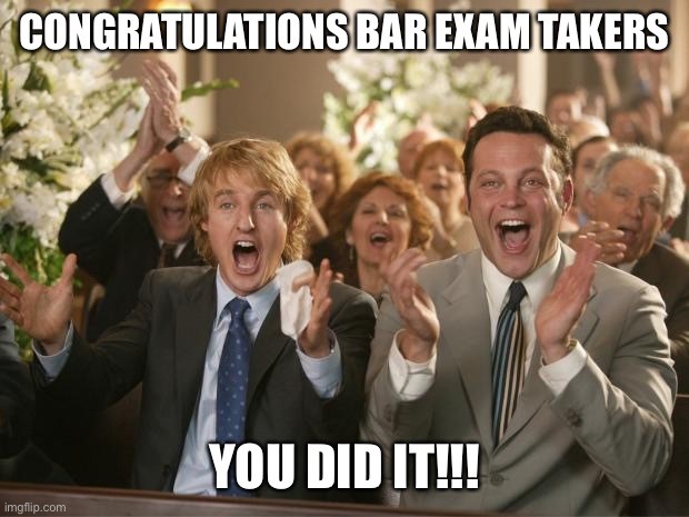 LACBABarristers's tweet photo. Congrats to all who completed the Bar Exam! The LACBA Barristers community wishes you all the best!  We are here to support you through the coming months and rest of your careers.  Connect with us and get involved! #law #lawyers #attorney #losangeleslawyer  #barexam #barexam2021 https://t.co/5NhgxGVpGT