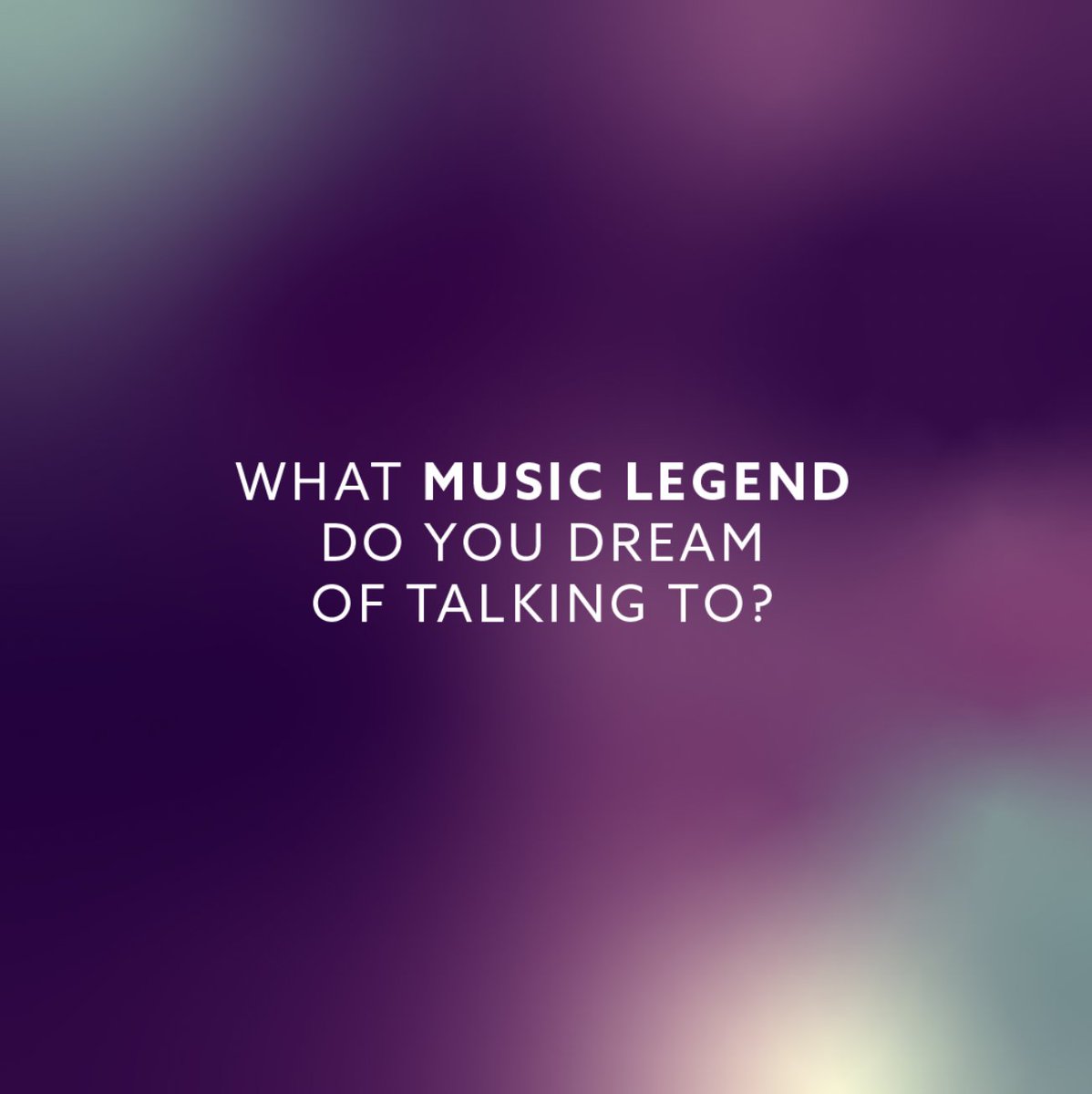 hereintheroom's tweet photo. Who do you dream of having a conversation with? 

Imagine you could speak to any artist in the world.. Who would you choose to be in the room with? Let us know below! https://t.co/XGM3YD53du