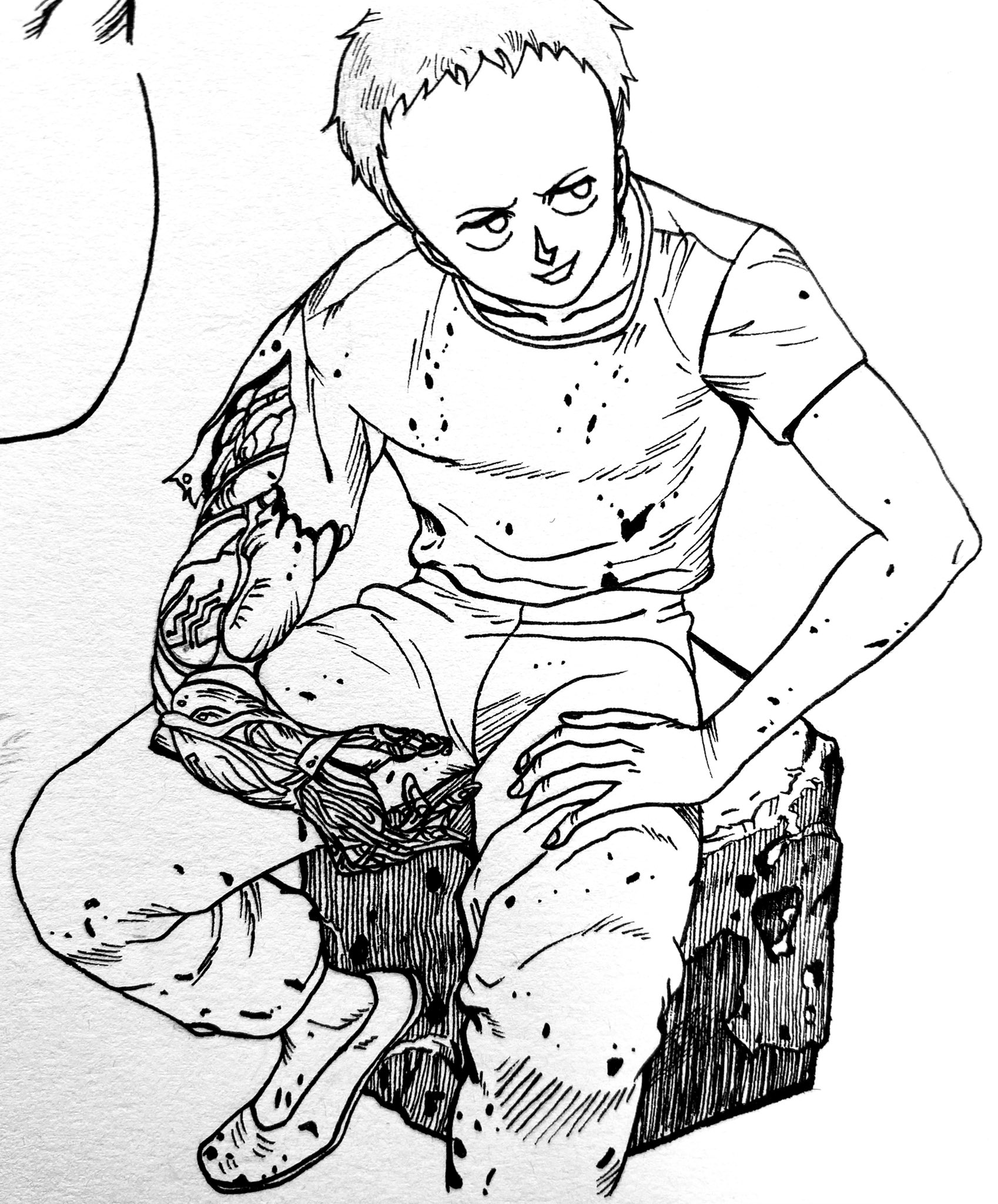 Akira好きのjd いちご ハッピーバースデー鉄雄 愛し狂っちゃってるぜぇ 1日遅れてごめんね 島鉄雄生誕祭21 Akira 鉄雄 イラスト好きさんと繋がりたい イラスト好きな人と繋がりたい 絵描きさんと繋がりたい イラスト T Co