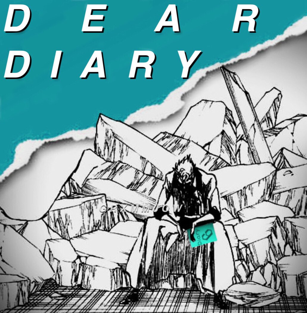 Grimmgrind's tweet photo. ⠀
⠀
⠀ ⠀< Short Story
⠀< Charcaters: Grimmjow
⠀< Character’s mentioned:
⠀ A shit ton.
⠀
⠀ ⠀ ⠀| Dear Diary |
⠀
⠀ ⠀#BleachRP | #RPSolo
⠀ ⠀#Grimmjow | #DearDiary https://t.co/fYEB7c1IqL