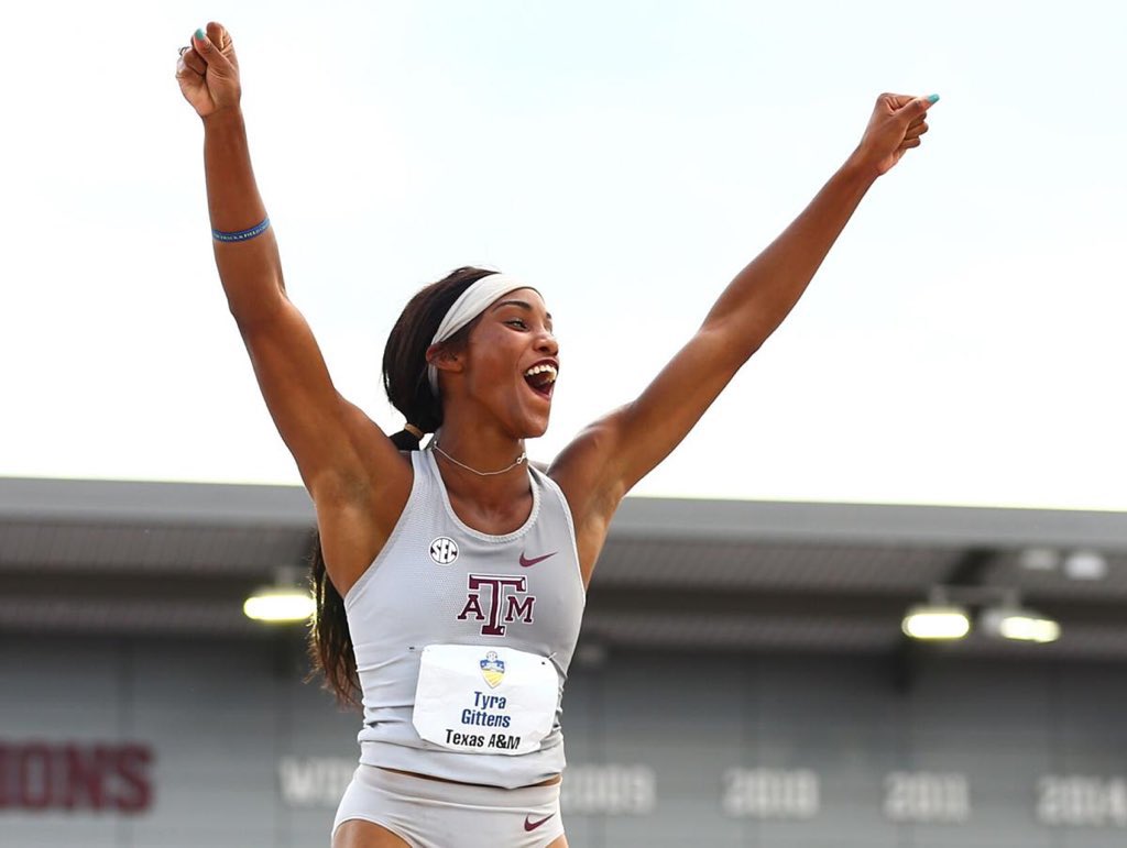 12thManFndtn's tweet photo. From Aggieland to Tokyo, @aggietfxc’s Tyra Gittens ‘21 continues to raise the bar as a standout student-athlete. 

Visit https://t.co/8IHp0bmWAQ to read about the Aggie Olympian’s journey to A&amp;M and beyond!

➡️Support Aggie student-athletes like Tyra: https://t.co/m9zXSWJAcJ https://t.co/dbpXVtzHmV