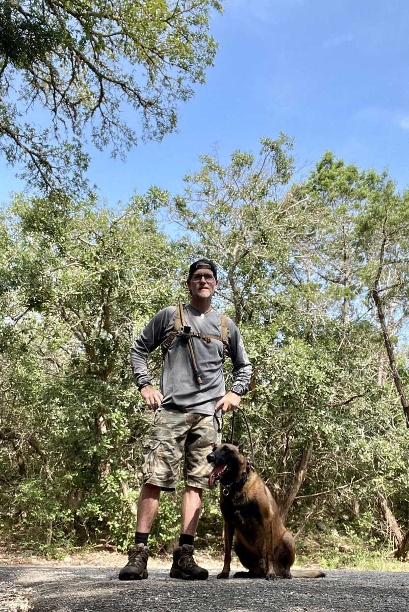 RobAtkins10's tweet photo. Got a couple of miles in this morning on the trails. #motherneffstatepark #texasstateparks #begianmalinois https://t.co/igNDjhhAvW