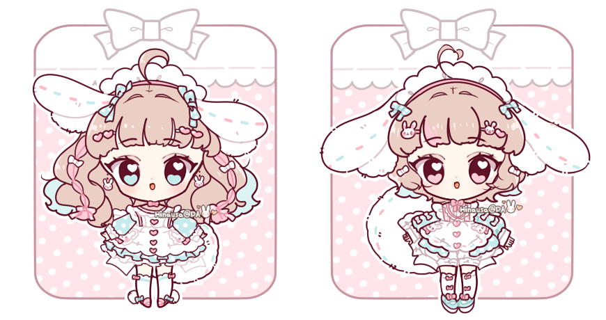 sugarcreambunny's tweet photo. [ Bunnie Cuties ] OTA looking for 65-150USD

150USD option comes with ref sheet and commercial rights! #adoptable #kawaii #originalcharacters 

RT's are appreciated! DM to offer! https://t.co/RYKJ7q46hL