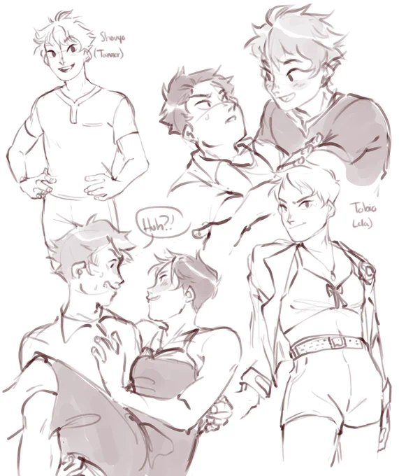 A mutual of mine on instgram drew teen beach movie iwaoi and so I got inspired lol 