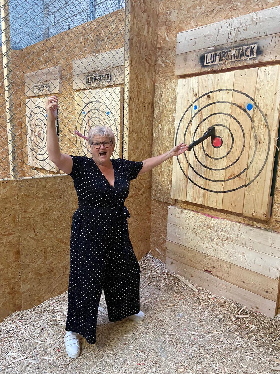 Anyone else dealing with #NHSStress? #Axethrowing