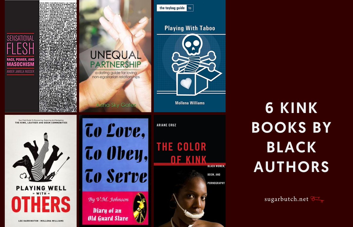 some nonfiction books with kink content by Black authors — just some of my personal favorites, not a comprehensive list. got any recommendations for others? 

bit.ly/3caGX16