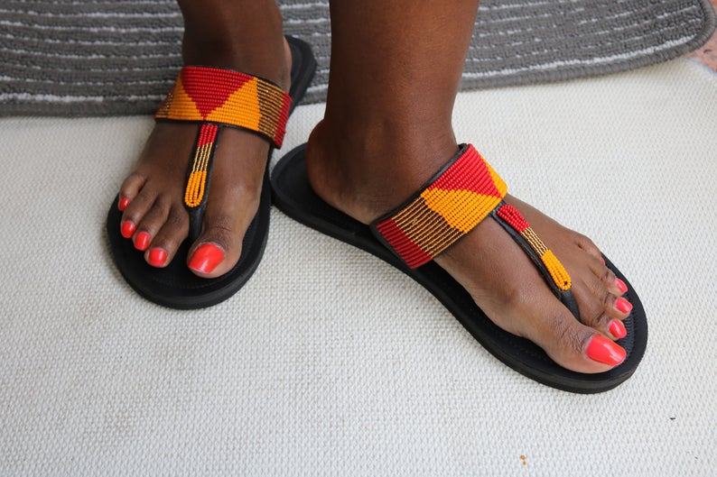 Radience_Market's tweet photo. Summer isn't over yet! Who needs sandals?! https://t.co/EHrT2V8uX0 has a variety of handmade beaded, leather sandals that run up to women's US size 12!

#BLACKOWNED #Supportblackbusinesses #BlackOwnedBusiness https://t.co/wo51aqcqsX